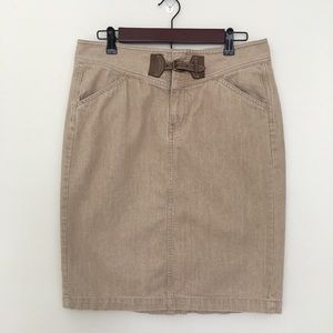 Lauren Ralph Lauren Lauren Jeans Co Ralph Lauren Women’s  Skirt Size 8 Tan Belt